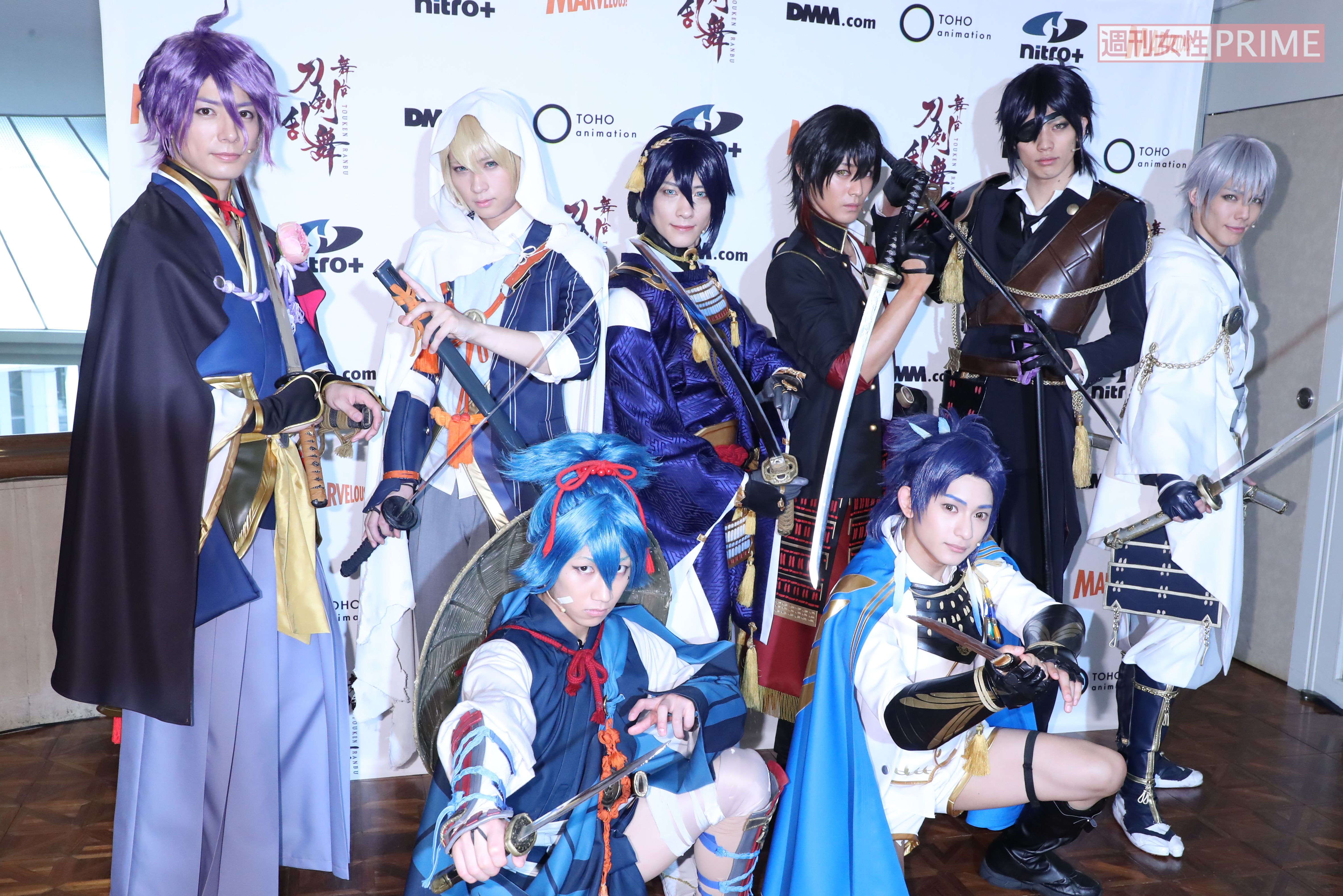 2017年6月〜7月に上演された舞台『刀剣乱舞』義伝 暁の独眼竜のゲネプロ・囲み取材にて