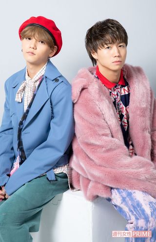 中島颯太（左）、瀬口黎弥（右）　撮影／矢島泰輔