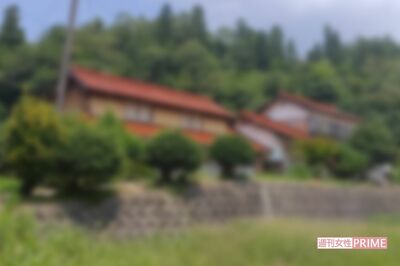 田口翔氏が借りていた一軒家は自然豊かな場所にある