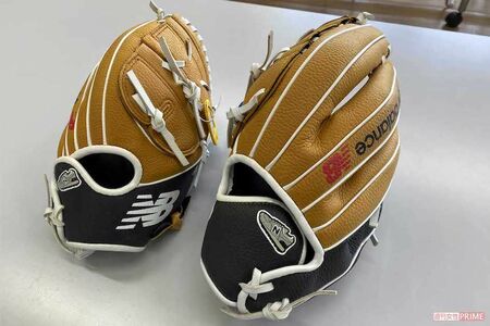 母校・姉体小学校にも大谷翔平が寄贈したグローブが届いている。人気で、使うには10日待ちという