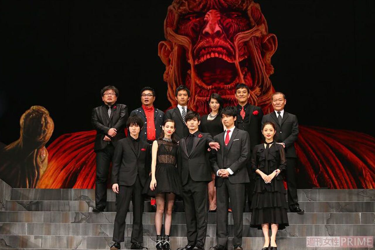 劇場版『進撃の巨人』完成披露ジャパンプレミアには約4000人の熱烈なファンが詰めかける