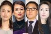 左から上戸彩、小沢真珠、佐野史郎、酒井法子