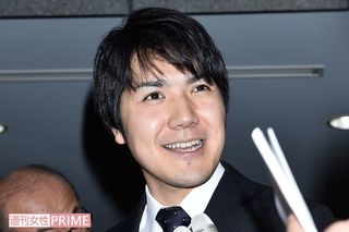 婚約が決まり、会見を行った小室圭さん