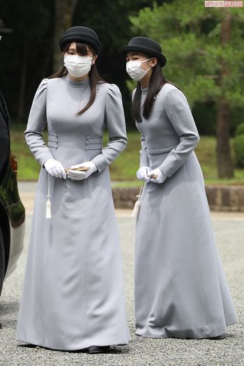 眞子さまと佳子さまは、学習院大学ではなくICUを卒業された（写真は6月16日・『武蔵野東陵』にて）