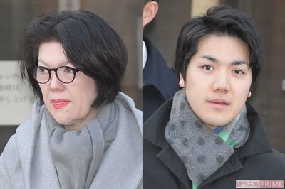 次々と過去の疑惑が報じられる小室さんと佳代さん。国民の不信感がつのる（写真は'17年12月）