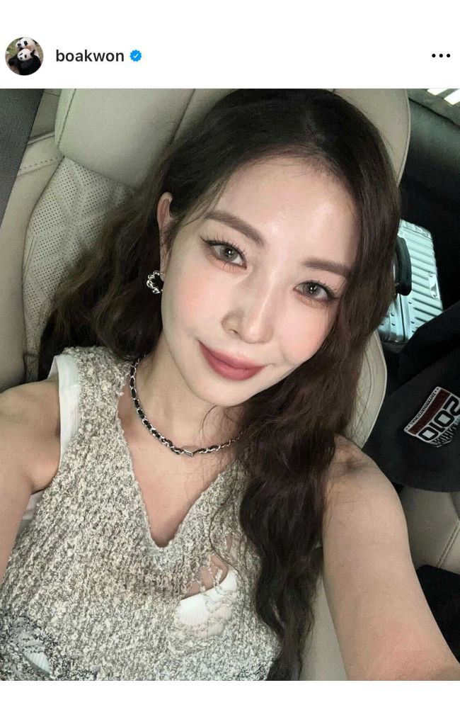 激変が話題となったBoA（本人インスタグラムより）