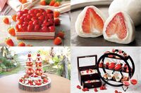 《旬のいちごスイーツ16選》“40粒超え”の山盛りパフェや5段のミルクレープ…最盛期の『いちご主役デザー…