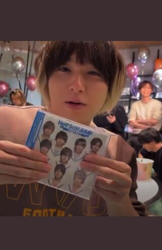 インスタライブで元メンバーの森本龍太郎の顔を隠す伊野尾慧