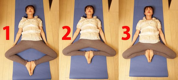 瞬間小尻のポーズ［各10秒×3セット］