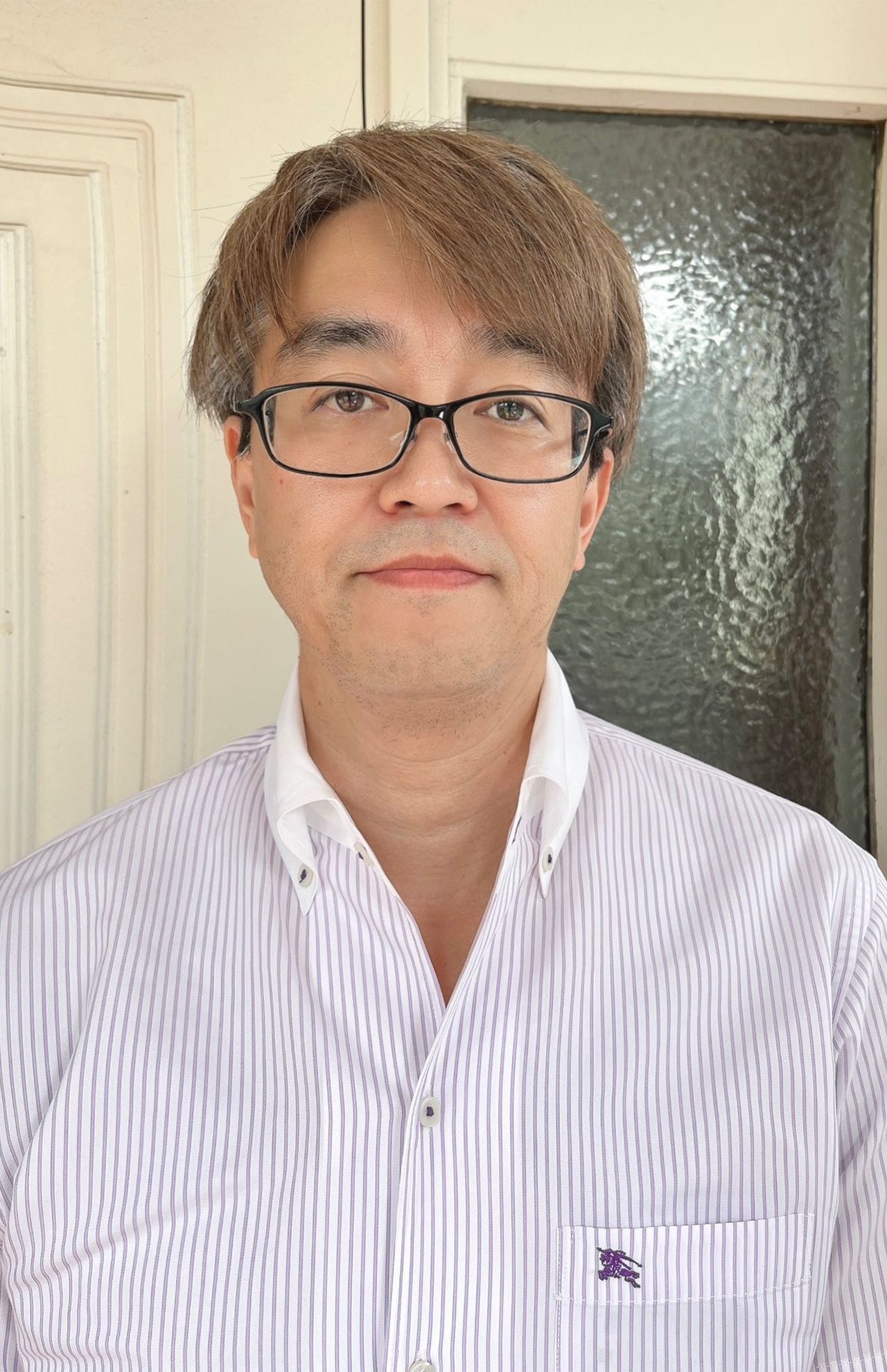 羽生九段の私服。バーバリーブラックレーベルのシャツ (羽生善治公式Xより)