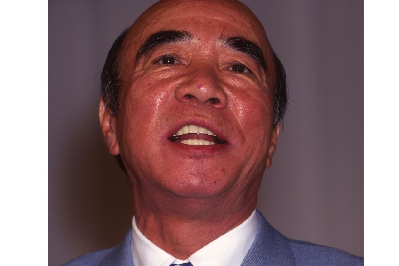 横山ノック氏（大阪府知事）