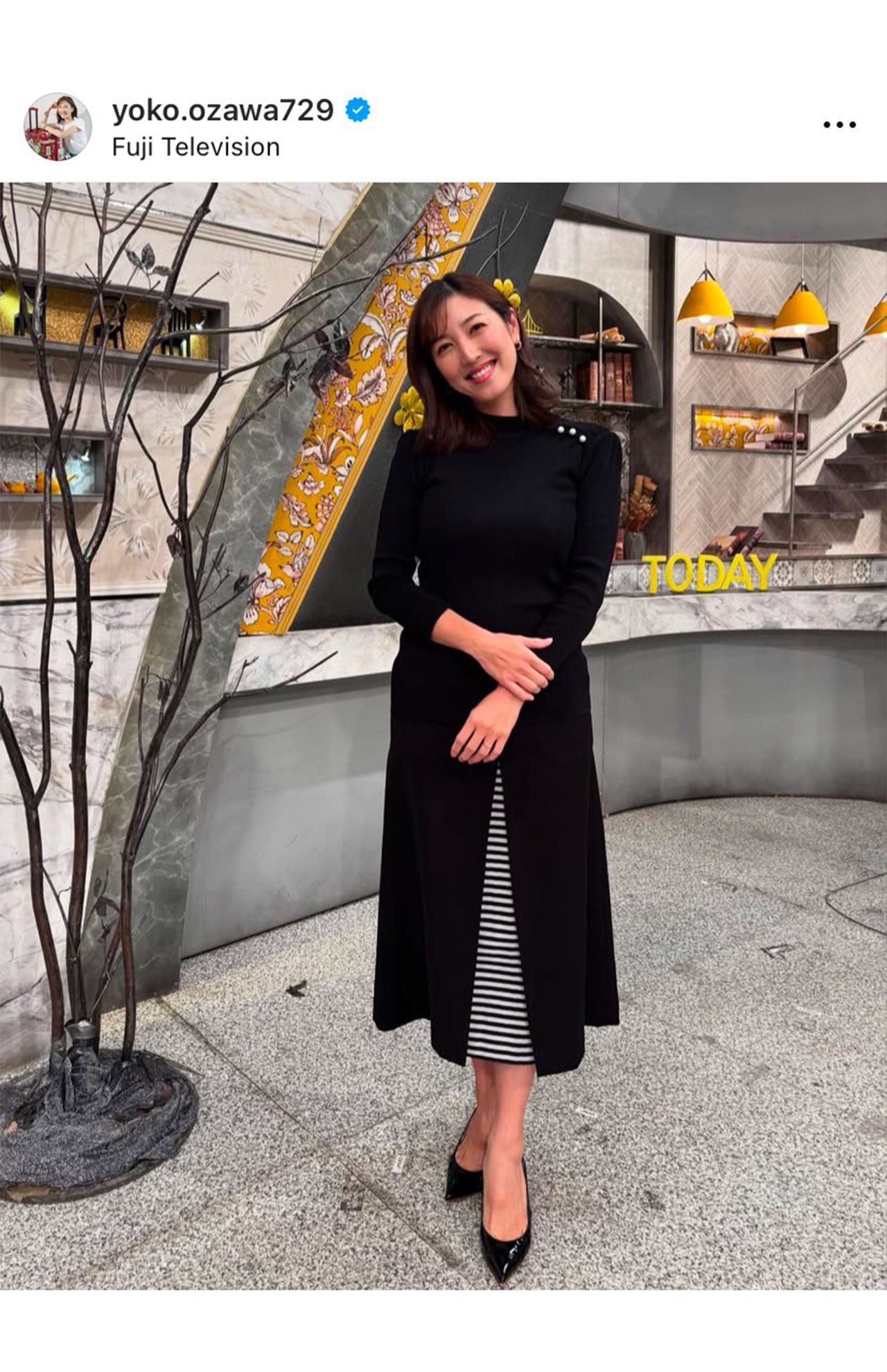 フジテレビ退社を発表した小澤陽子アナ（本人インスタグラムより）