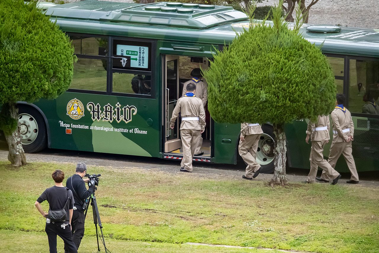 '18年放送『絶対に笑ってはいけないトレジャーハンター24時!』の撮影の様子