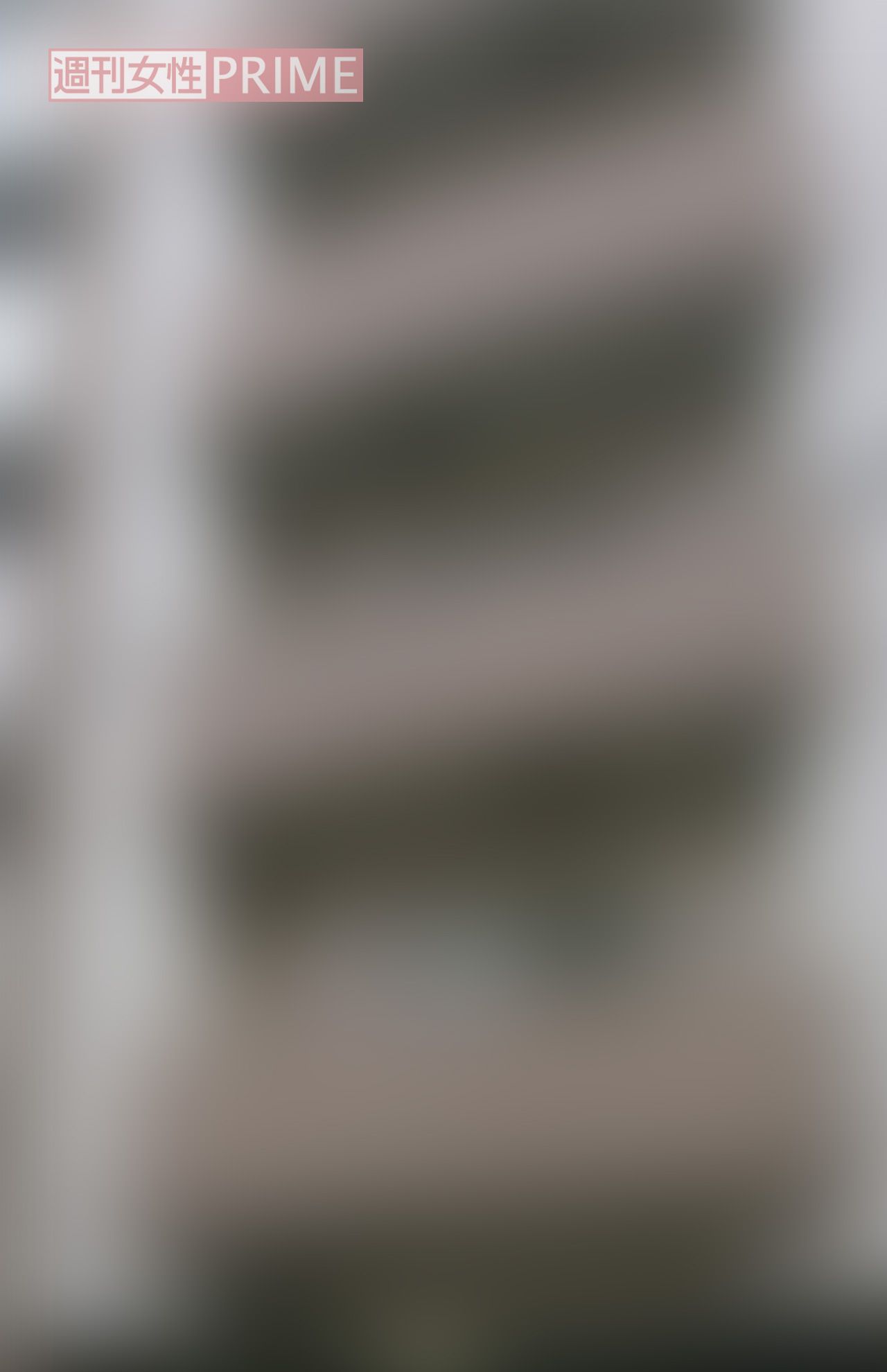 中居正広が所有する高級マンションから程近い場所に建つ、恋人のMさんが住んでいたワンルームマンション