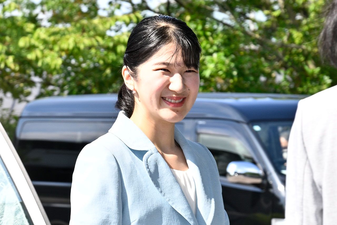 8月21日、琵琶湖博物館を訪れた愛子さま