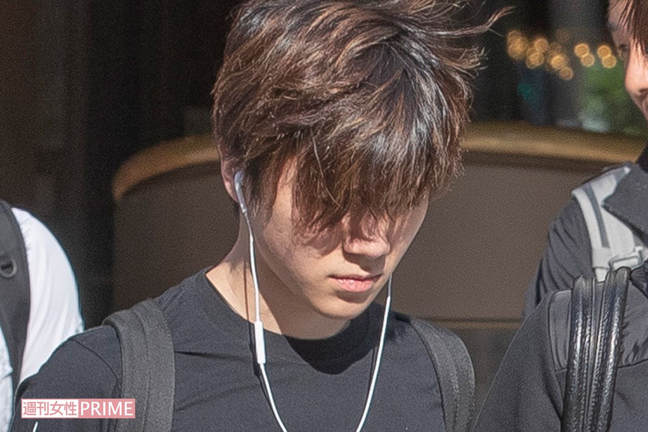 3月20日、ホテルを出てアリーナへ向かう宇野昌磨