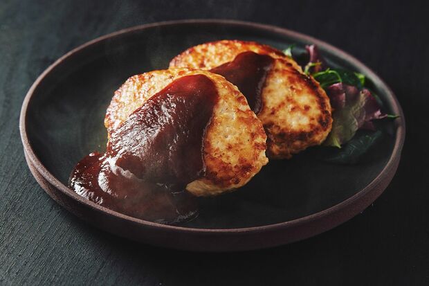 天使のやせハンバーグ/1人分246kcal〔写真／林紘輝（扶桑社）〕