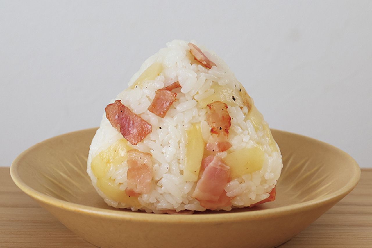 りんご×ベーコン