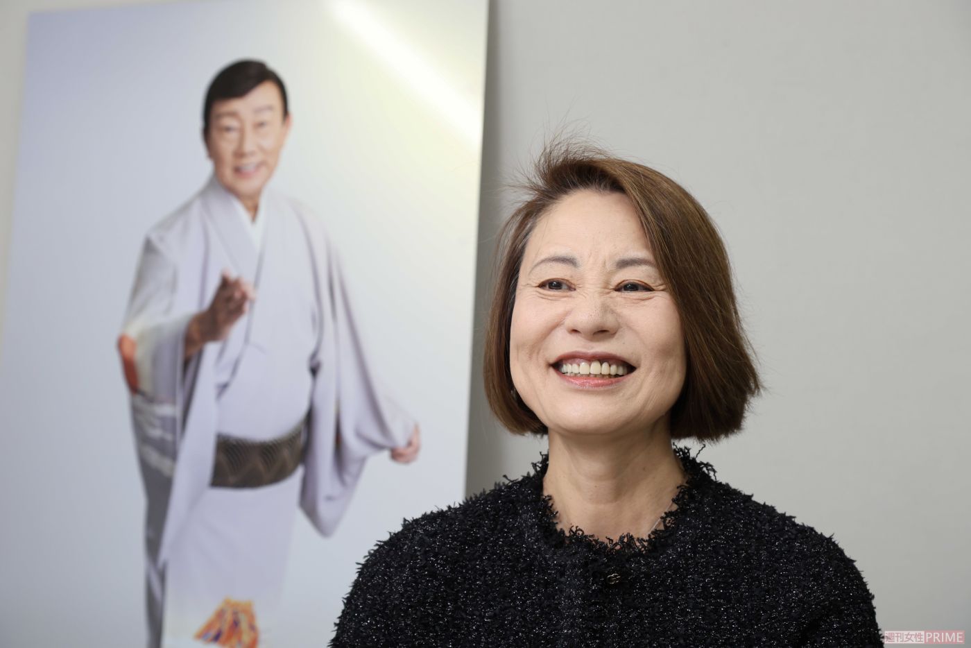 橋幸夫さんの妻・真由美さん　撮影／近藤陽介