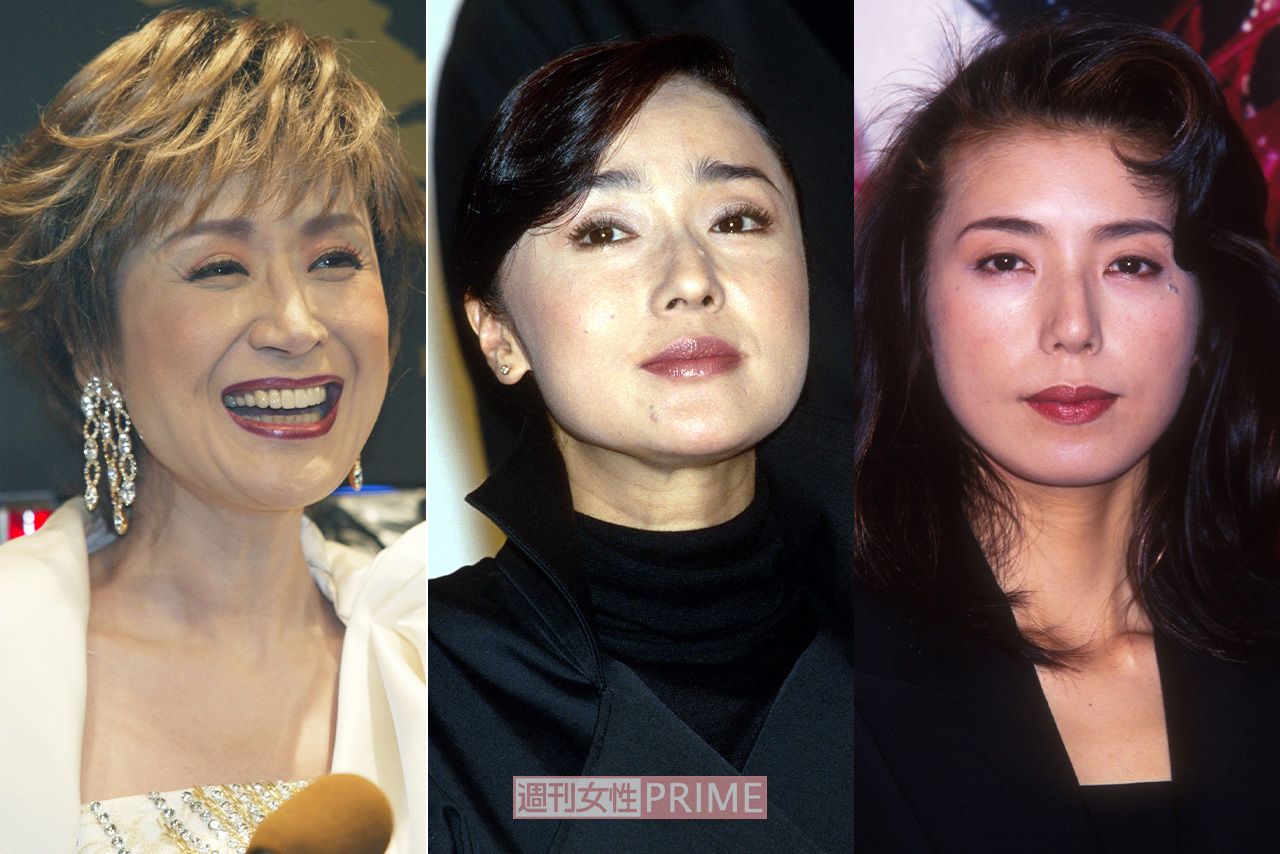 左から小林幸子、浅野ゆう子、高橋ひとみ