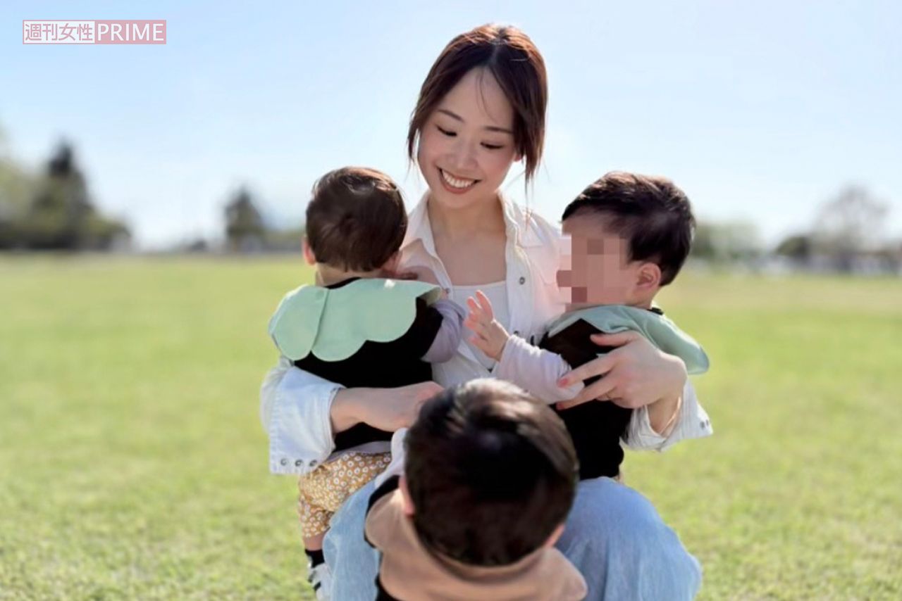 大変な育児も子どもたちが笑っている姿を見ると幸せを感じるという　写真／桑子英里さん