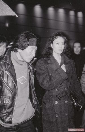 '90年に撮られた故・内田裕也さんと島田陽子のツーショット