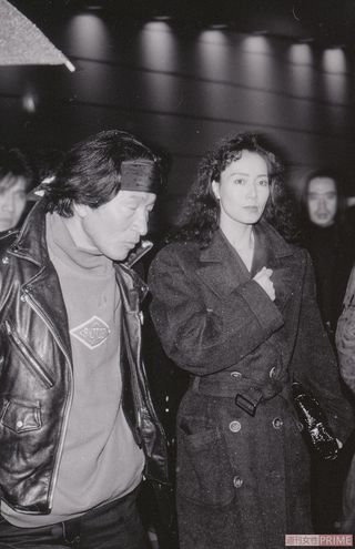 '90年に撮られた故・内田裕也さんと島田陽子のツーショット