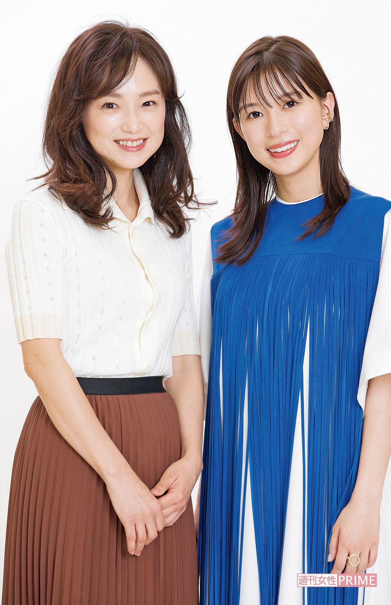 永作博美×芳根京子　撮影／伊藤和幸