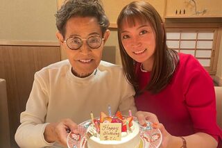 今年3月の茶さん81歳のお誕生日に夫婦寄り添っての記念撮影
