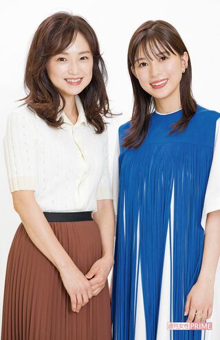 永作博美×芳根京子 撮影/伊藤和幸