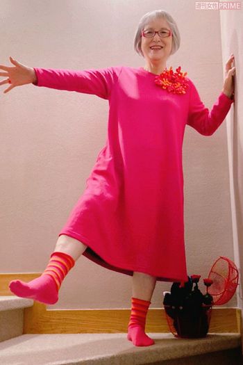 娘・リオさん手作りのコサージュなど、インスタグラムではファッションも紹介