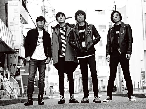 デビュー30周年を迎えたJUN SKY WALKER（S）。左から寺岡呼人、小林雅之、宮田和弥、森純太