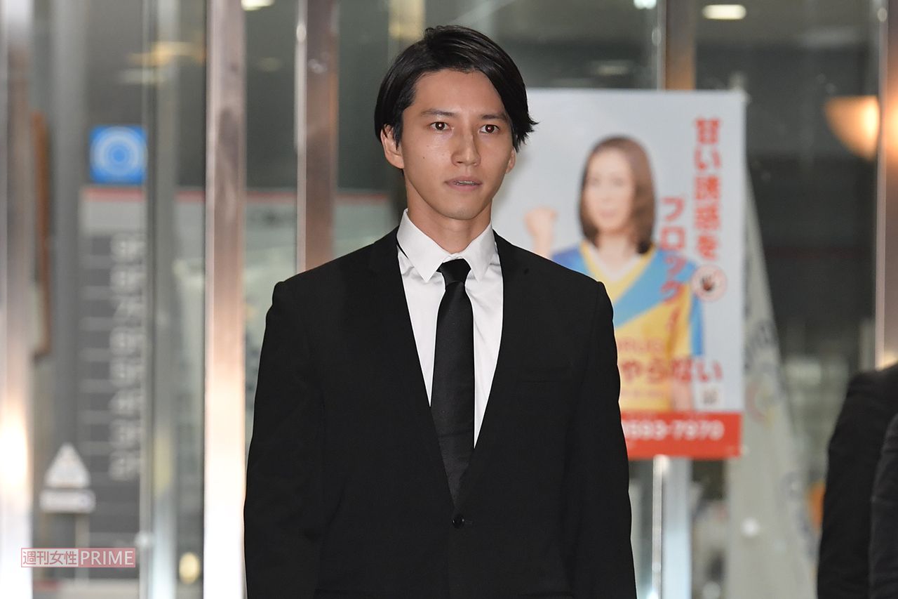 保釈された田口淳之介