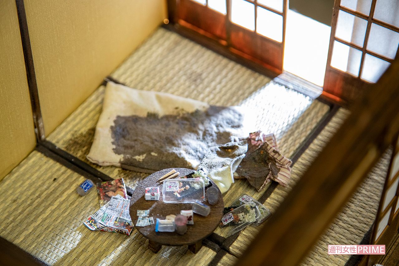 誰にも気付かれず、何日が経過したことだろう（小島美羽さん作）撮影／齋藤周造 