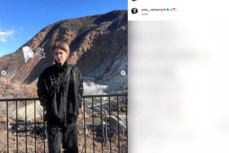 約4か月ぶりに近影を披露した篠原涼子と市村正親の息子・市村優汰（本人のインスタグラムより）