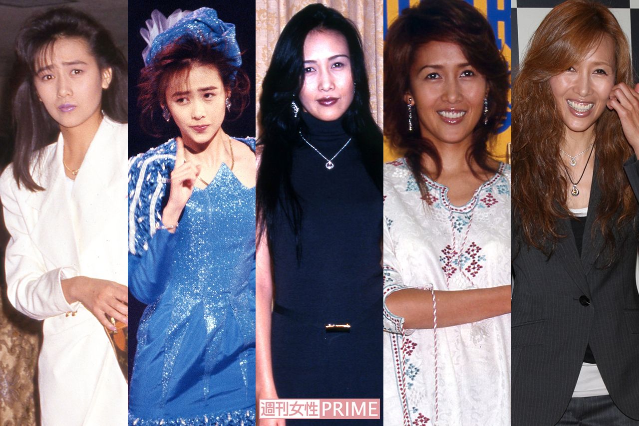 17歳、18歳、26歳、32歳、34歳の工藤静香