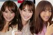 蛯原友里(写真左から2005年・26歳、2019年・40歳、2021年・41歳※本人のインスタグラムより)