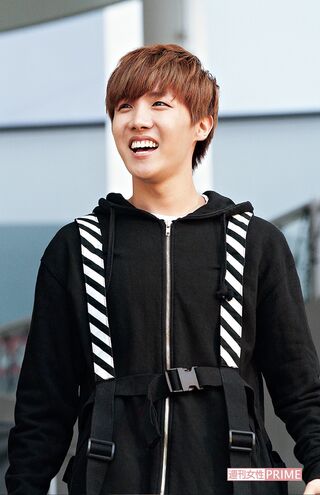 J-HOPE／2014年 日本デビューシングル 『NO MORE DREzaqAM -Japanese Ver.-』 リリース記念イベント 撮影／週刊女性写真班