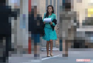 静香に連れられ、長女とヴァイオリンのコンサートに参加したKoki，（'13年10月）