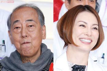 “失敗しない外科医”米倉涼子（写真右）と“メロン”の岸部一徳