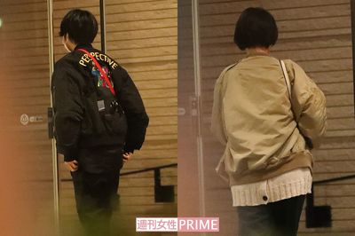 5月上旬の深夜、川谷がタクシーで帰宅。その数分後に今度は松本が姿を現し、慣れた様子でマンションに入っていった