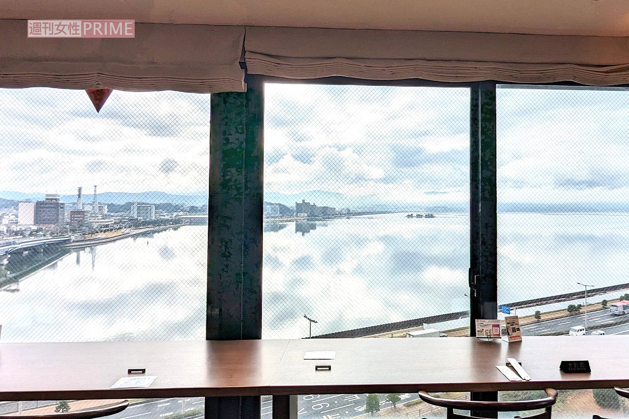 宍道湖を一望できるレストランも　撮影／編集部