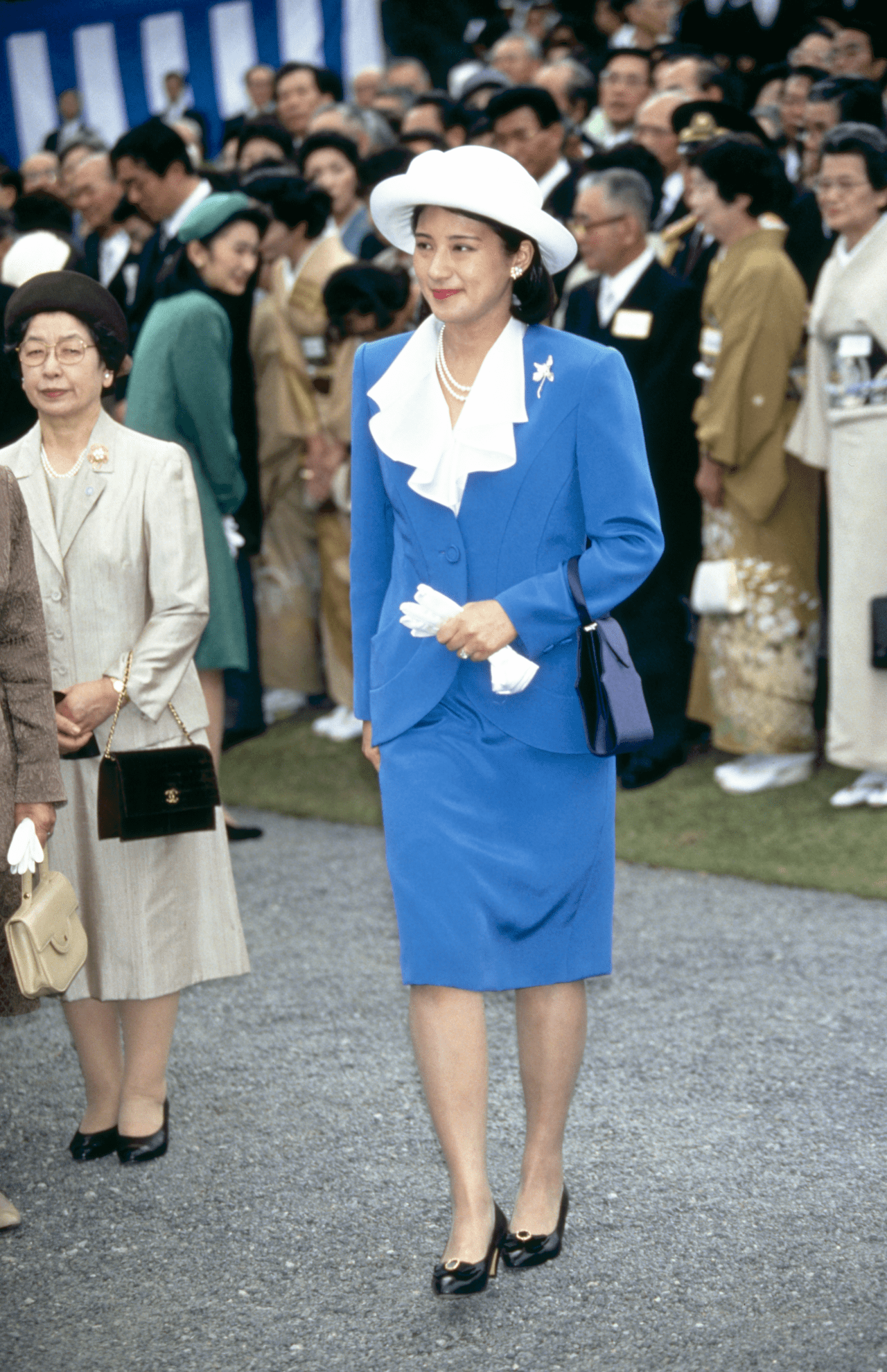 ご結婚した年に、初めての園遊会に臨まれた雅子さま（1993年10月15日）