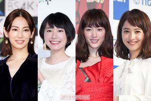 左から北川景子、新垣結衣、綾瀬はるか、佐々木希