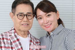 終活インタビューに応えてくれた加藤茶＆加藤綾菜夫妻