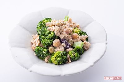 ブロッコリーとツナのみそマヨネーズあえ