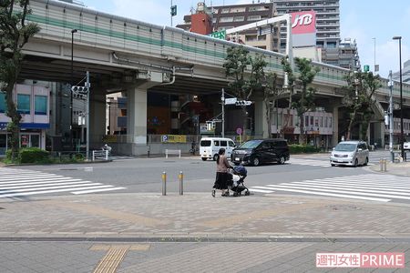 事故現場は何事もなかったかのように