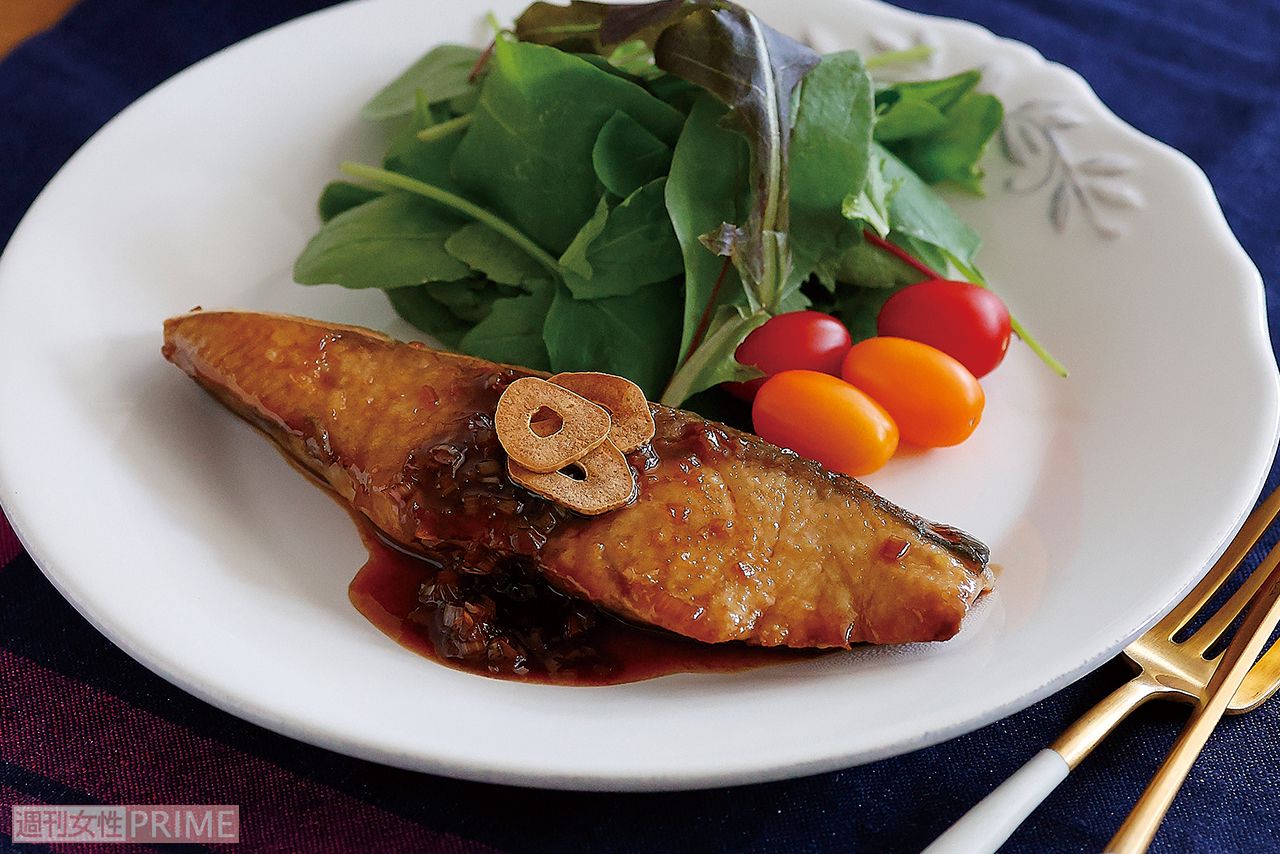 ブリのソテーバルサミコ酢とバターの極上ソース