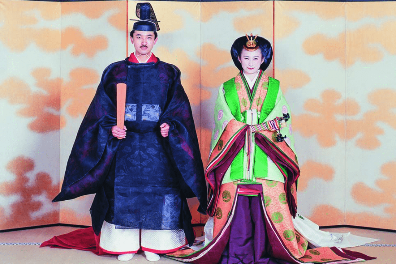 秋篠宮さま、紀子さま'90年6月29日、結婚の儀（写真／JMPA）