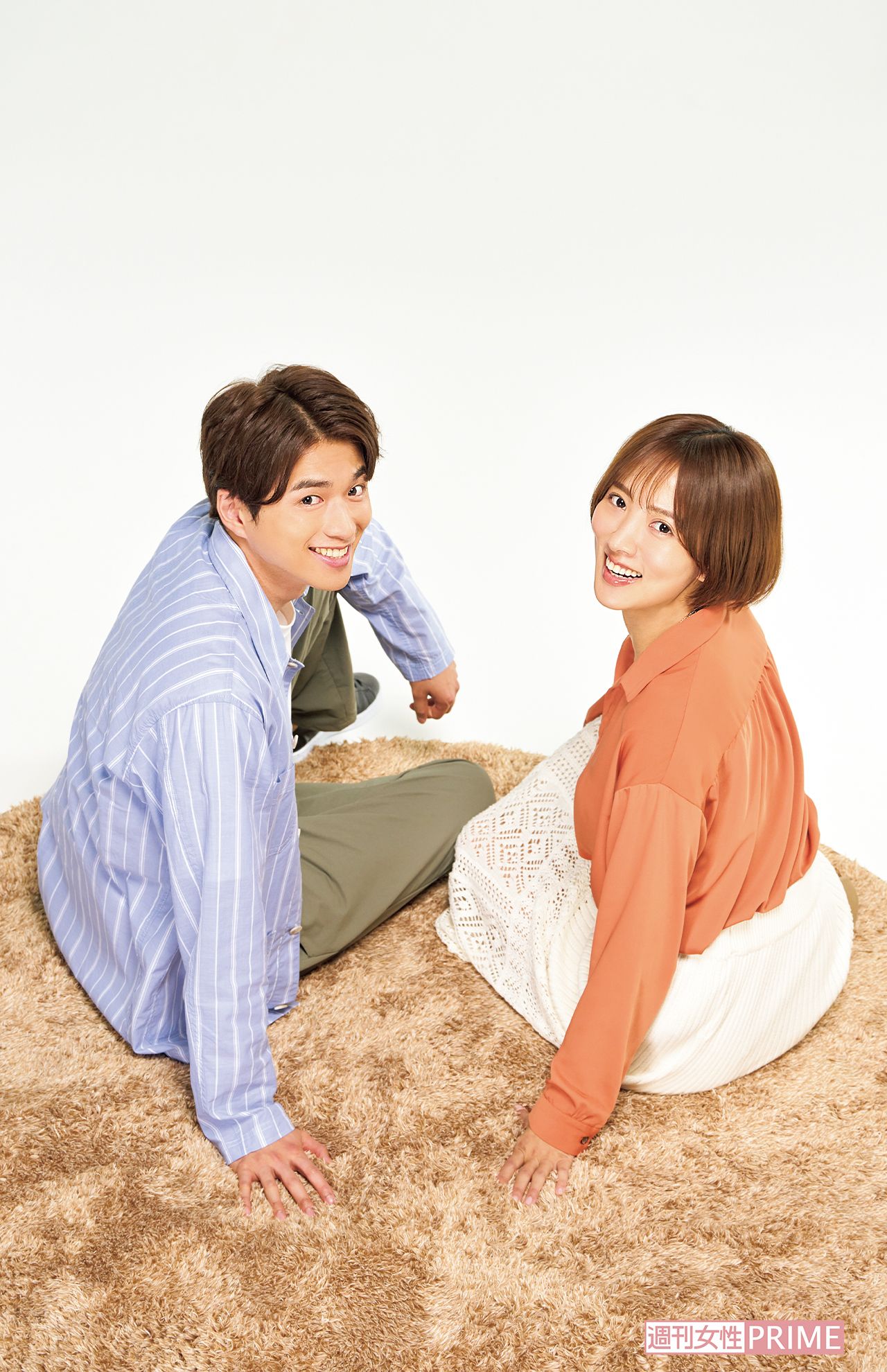 白洲迅（左）、夏菜（右）　撮影／伊藤和幸